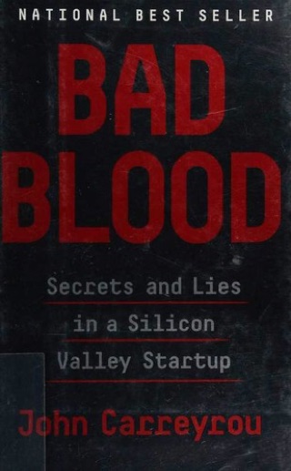 Cover of Bad Blood by John Carreyrou